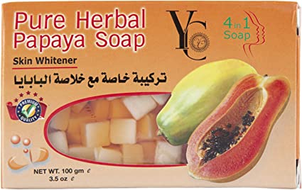 صابون من واي سي بخلاصة البابايا والأعشاب 100 جم