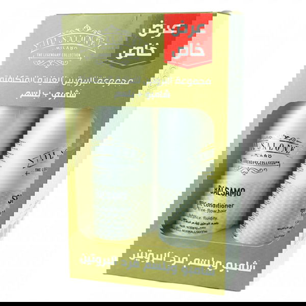 ال صالون شامبو+بلسم ديتوكس 500 مل بالفحم عبوه ترويجيه